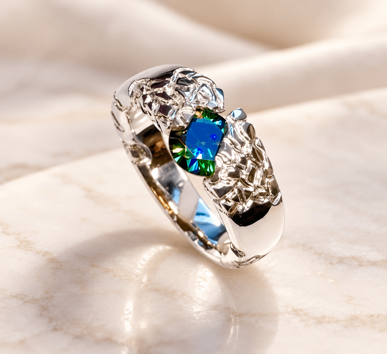 GRØN MOISSANITE